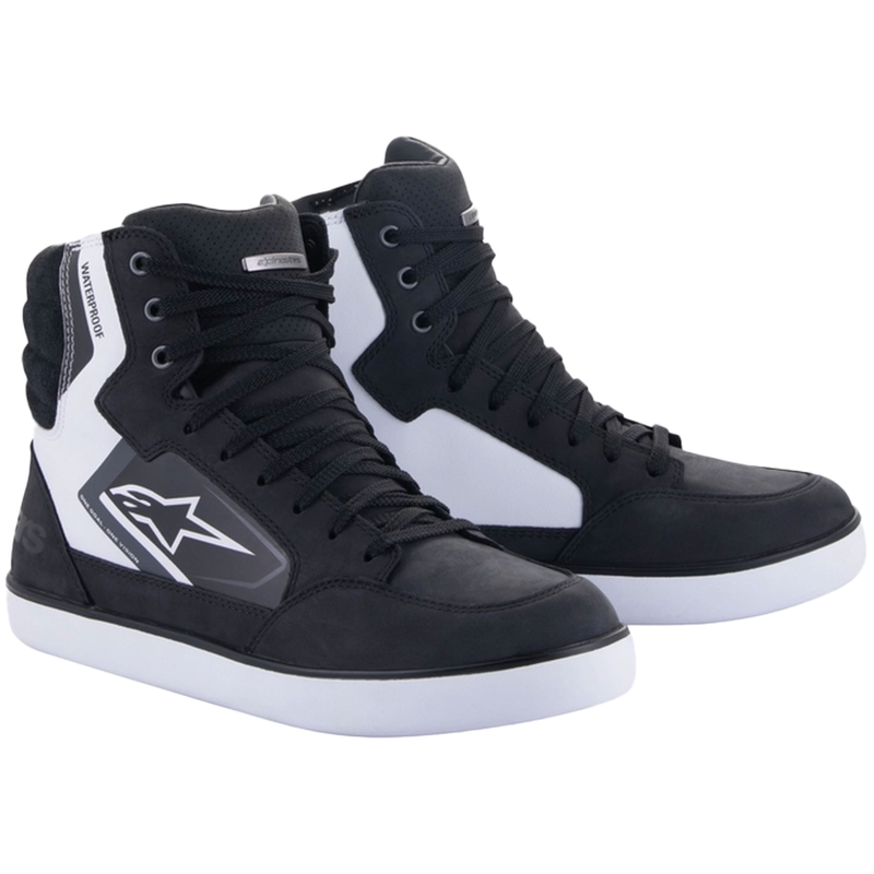 Botas de moto impermeables Alpinestars J-6 negro-blanco