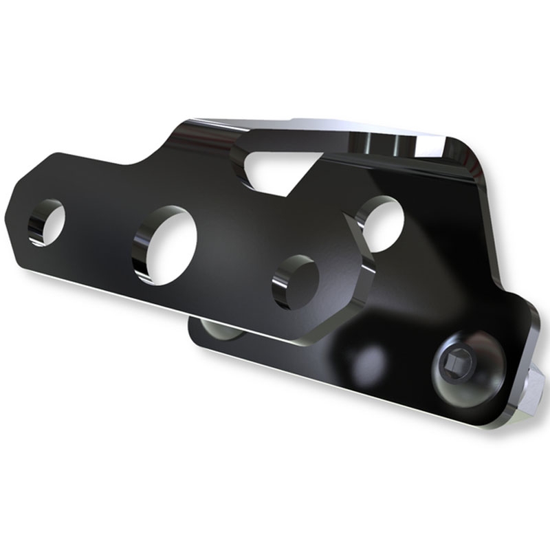 Soporte para luz de matrícula Highsider Pro XL negro