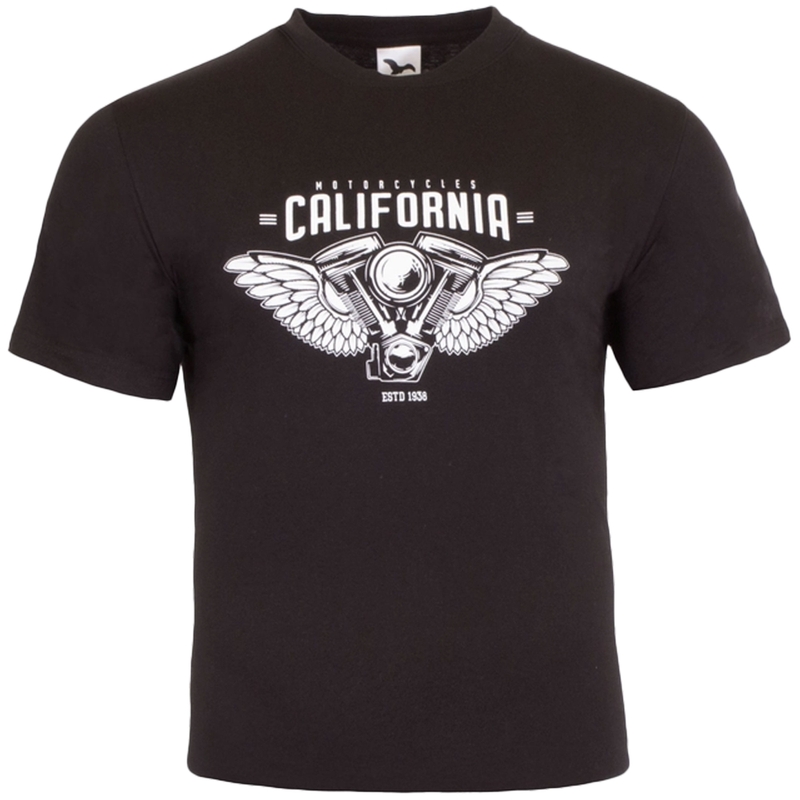 Camiseta RSA Motorcycles California negra