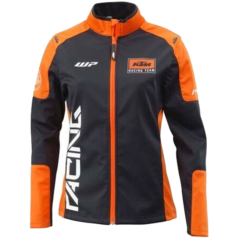 Chaqueta softshell de mujer KTM Team negro-naranja
