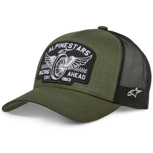 Gorra Alpinestars Heritage Patcher verde-negro