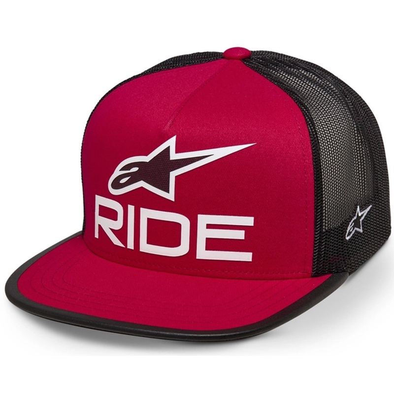 Gorra Alpinestars Ride 4.0 ER rojo-negro-blanco