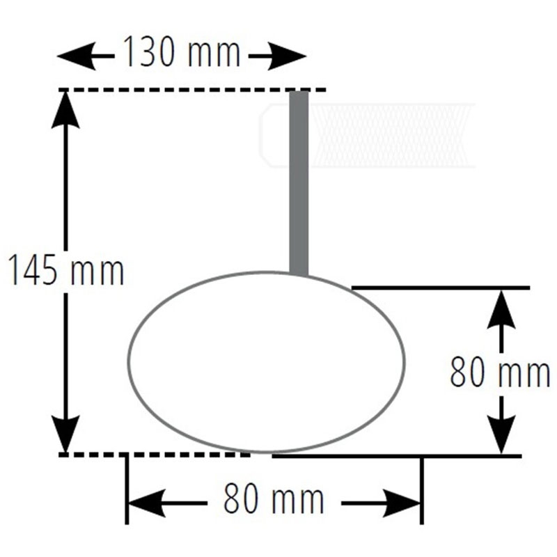Espejo retrovisor inteligente Highsider para manillar izquierdo y derecho, color negro