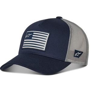 Gorro Alpinestars Flag Snap azul-gris
