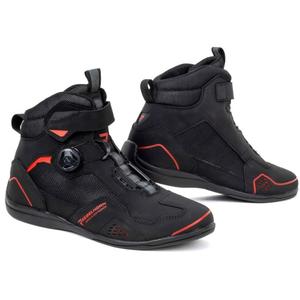 Botas de moto Rebelhorn Spark II negras y rojas