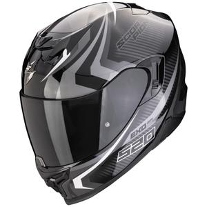 Casco integral de moto Scorpion EXO-520 EVO AIR TERRA negro-plata-blanco