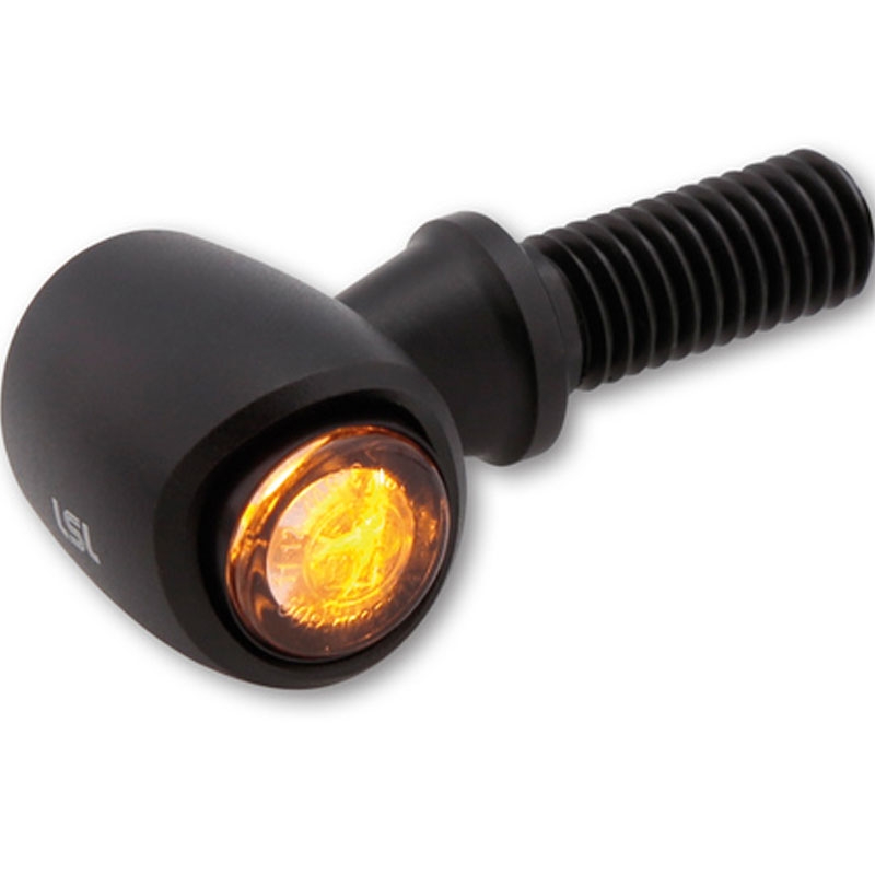 Intermitentes LED Highsider Nova LED Indicator negro mate 2 uds