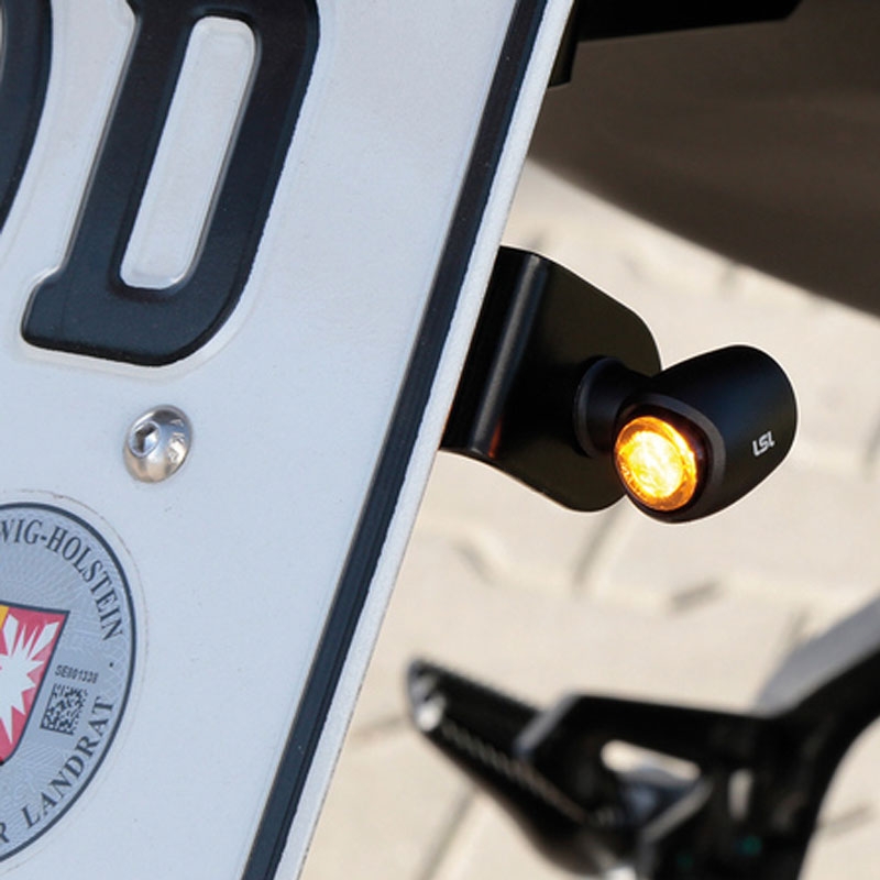 Intermitentes LED Highsider Nova LED Indicator negro mate 2 uds