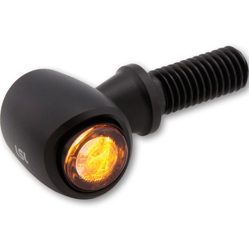 Intermitentes LED Highsider Nova LED Indicator 3 en 1 negro mate 2 uds