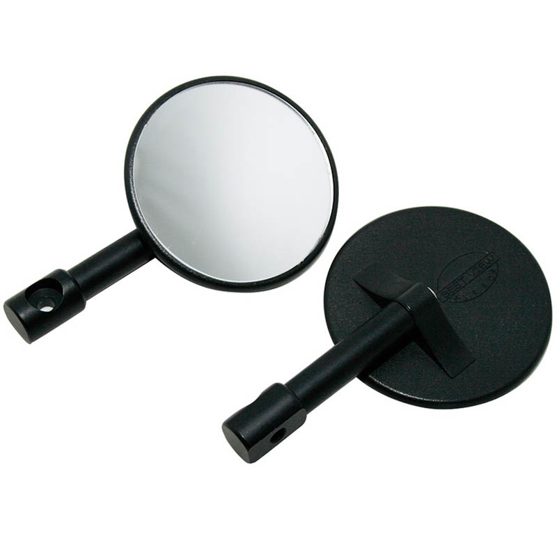 Espejo retrovisor redondo negro Smart Bar End de Highsider