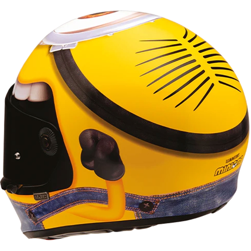 Casco integral de moto HJC V10 Stuart Minions MC3 amarillo-azul
