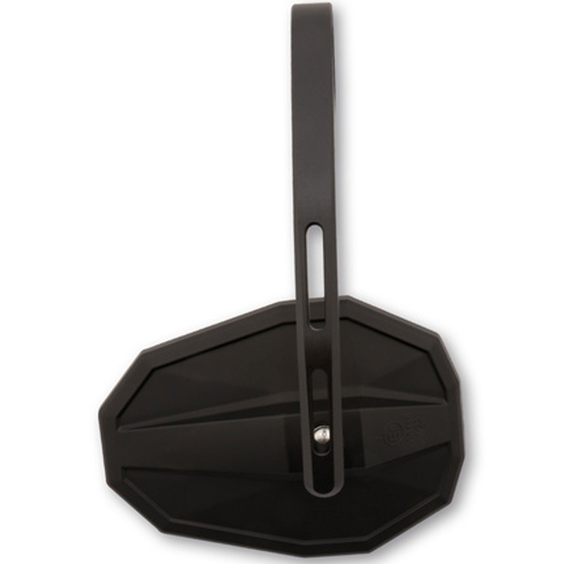 Espejo retrovisor Highsider Smart Straight con brazo largo negro