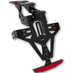 Portamatrículas con iluminación Highsider Akron RS PRO KTM 690 SUPERMOTO y 690 ENDURO negro