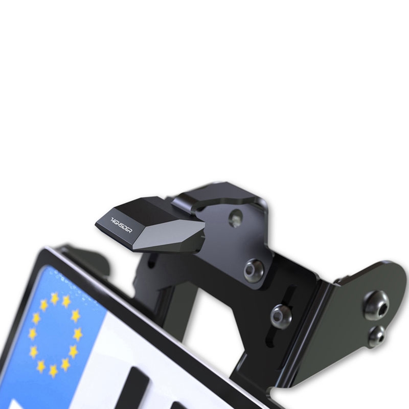 Portamatrículas con iluminación Highsider Akron RS PRO KTM 990 SUPER DUKE negro