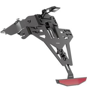 Portamatrículas con iluminación Highsider Akron RS PRO Honda CB 500 negro