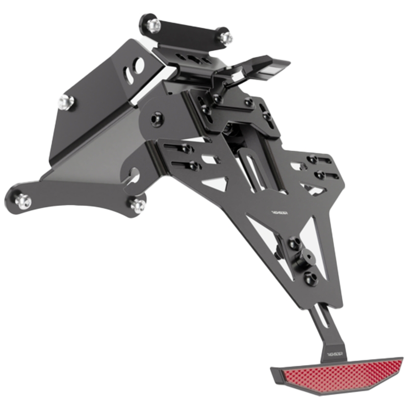 Portamatrículas con iluminación Highsider Akron RS PRO HUSQVARNA 701 negro