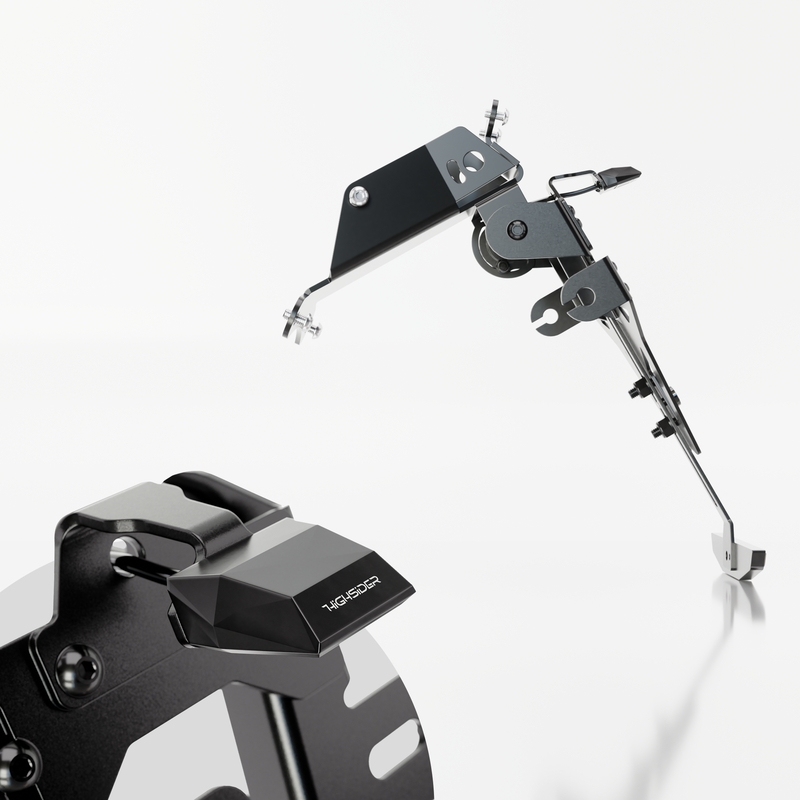 Portamatrículas con iluminación Highsider Akron RS PRO HUSQVARNA 701 negro
