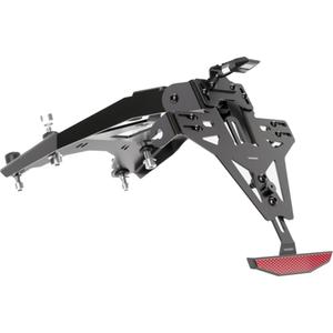 Portamatrículas con iluminación Highsider Akron RS PRO HUSQVARNA 401 negro