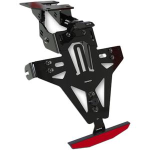 Portamatrículas con iluminación Highsider Akron RS PRO Kawasaki Ninja, Z750, Z1000 negro