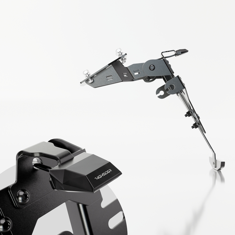 Portamatrículas con iluminación Highsider Akron RS PRO Kawasaki Z 900, Z H2 negro