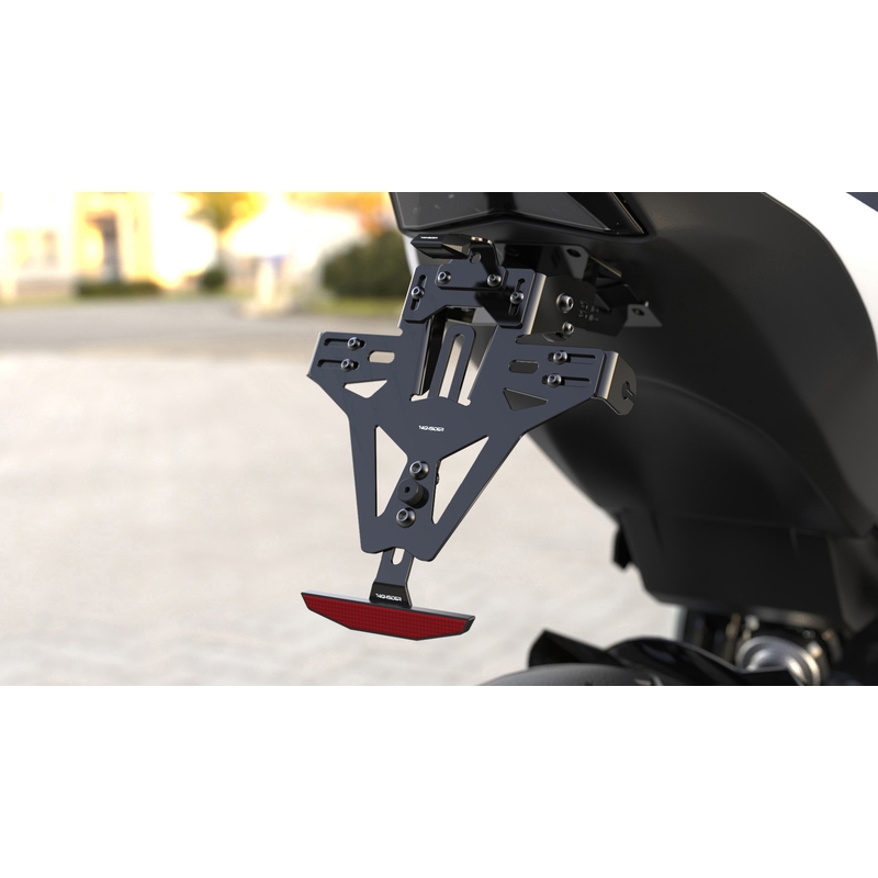 Portamatrículas con iluminación Highsider Akron RS PRO Yamaha MT-09 negro