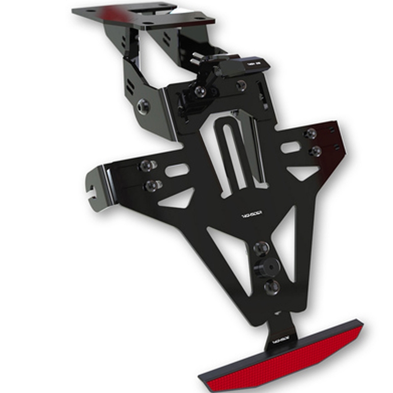 Portamatrículas universal RS PRO Highsider Akron negro