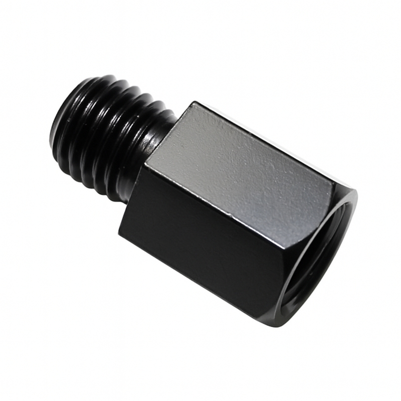 Adaptador para retrovisor inteligente Highsider de rosca derecha M10 a rosca derecha M10 negro