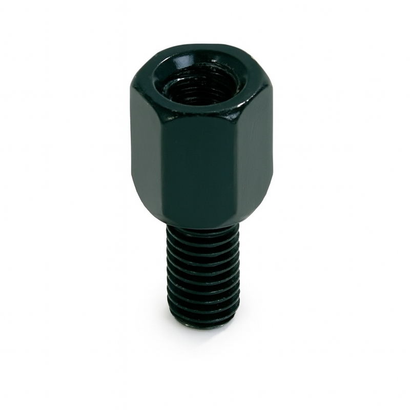 Adaptador para retrovisor inteligente Highsider de rosca derecha M10 a rosca derecha M8 negro