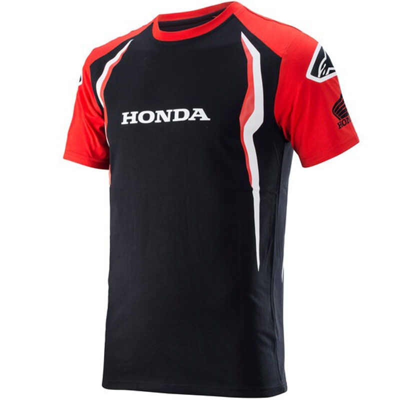 Camiseta Alpinestars Honda roja y negra