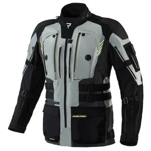 Chaqueta de moto Rebelhorn Patrol gris-negro-amarillo fluo liquidación