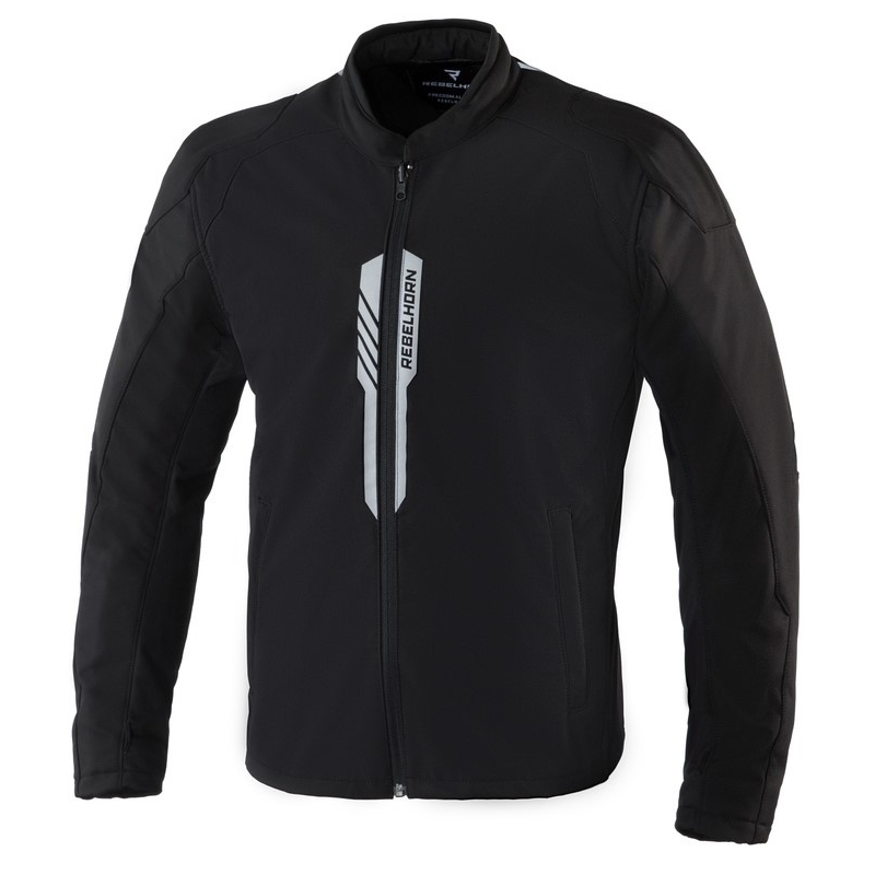 Chaqueta de moto negra Rebelhorn Patrol