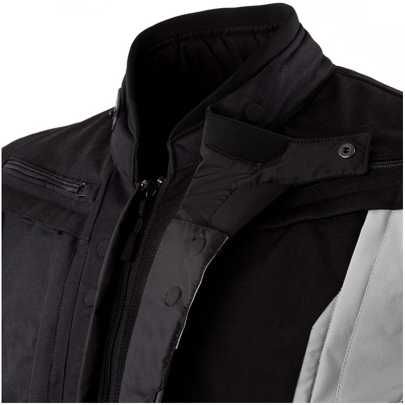 Chaqueta de moto Rebelhorn Hardy II gris-negro-amarillo fluo liquidación