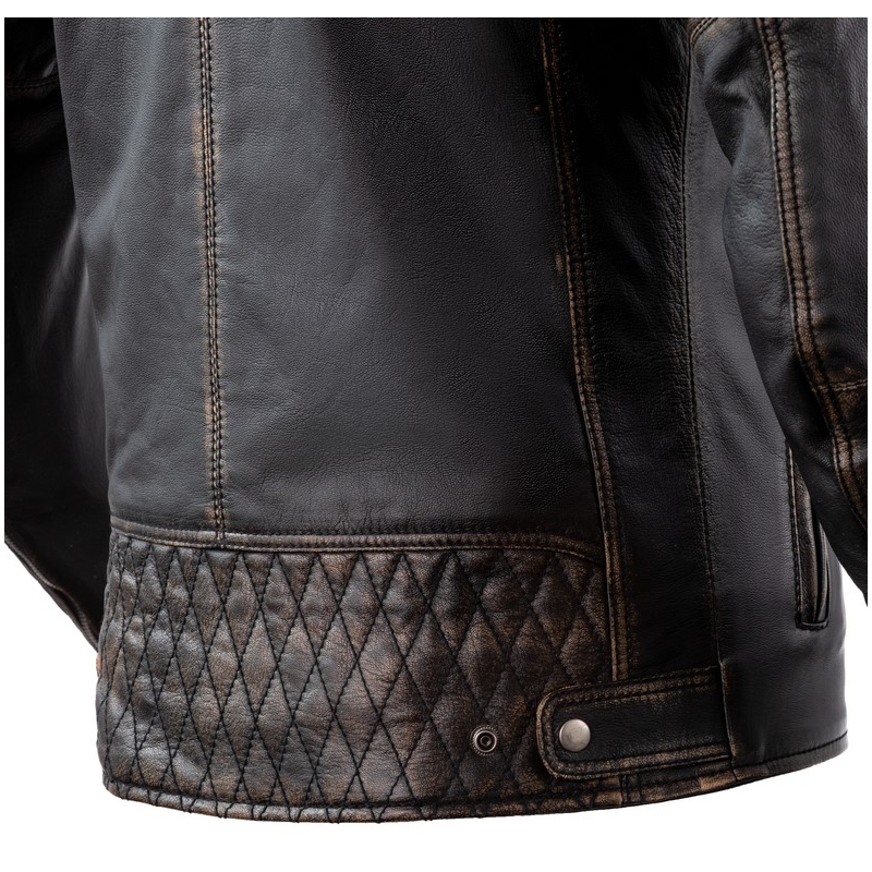 Chaqueta de moto Rebelhorn Hunter Pro Vintage Marrón liquidación