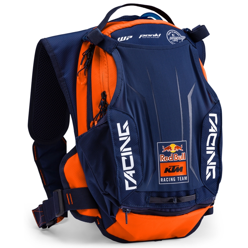 Mochila de hidratación KTM Red Bull Racing Baja azul-naranja