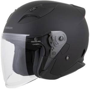 Casco abierto Cassida Reflex 2.0 Solid en negro mate y gris oscuro