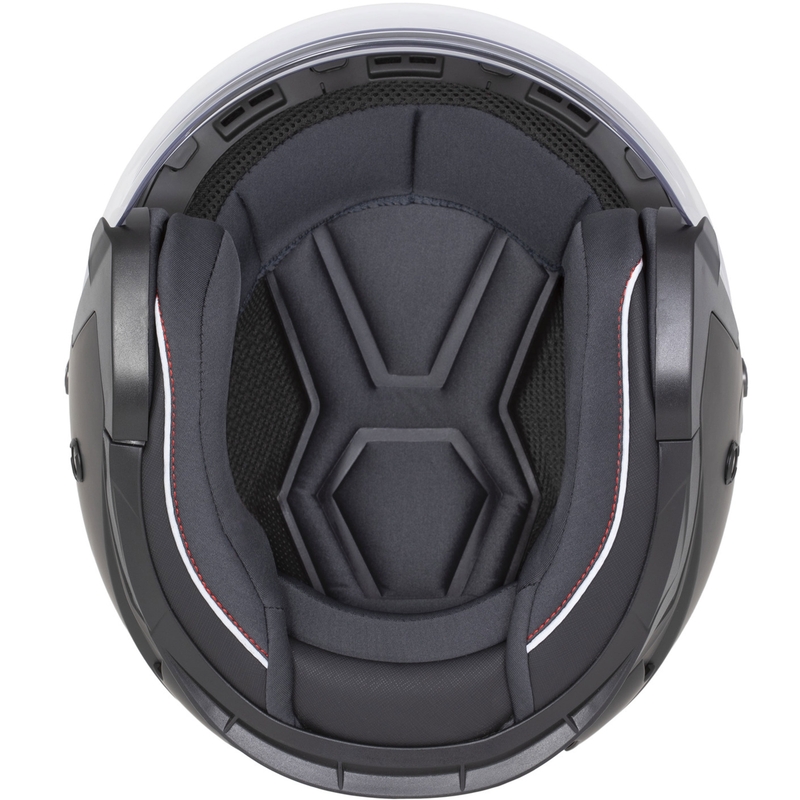 Casco abierto Cassida Reflex 2.0 Solid en negro mate y gris oscuro