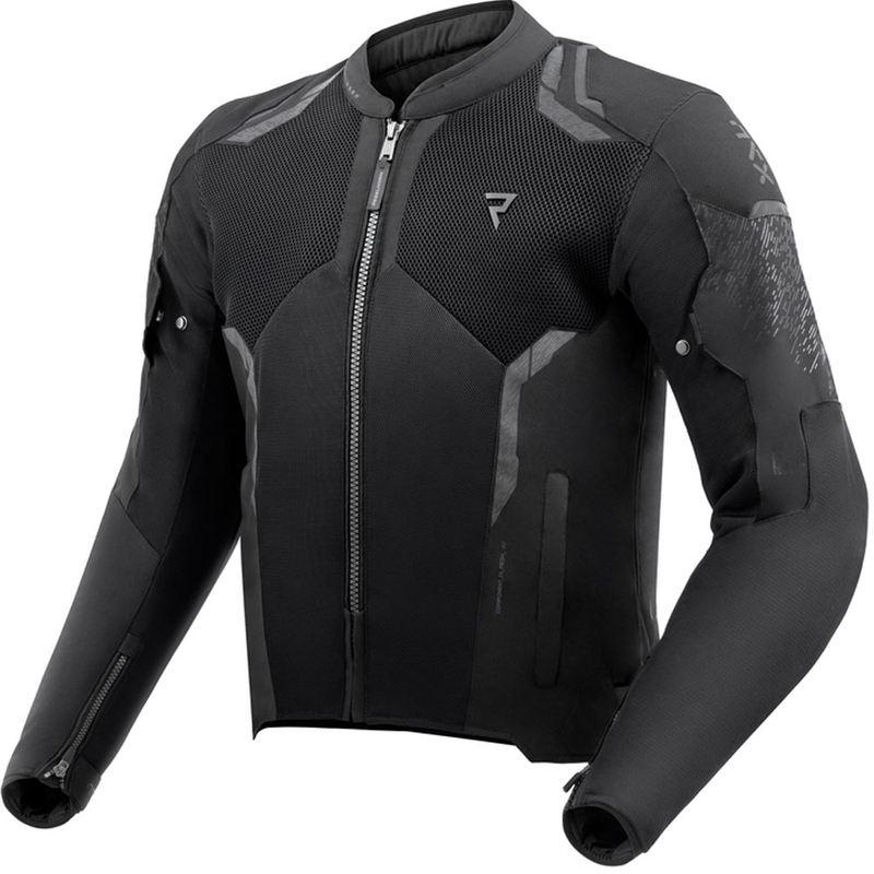 Chaqueta de moto Rebelhorn Jax negra