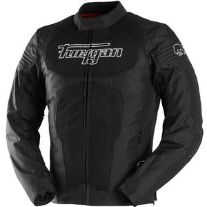 Chaqueta de moto Furygan WB08 Vented+ negra y blanca