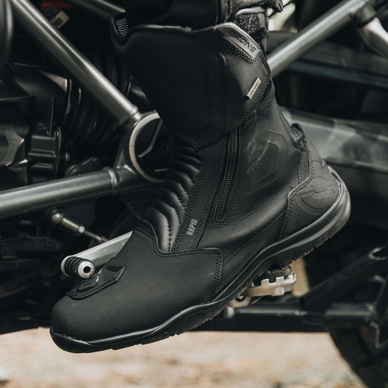 Botas de moto Ozone Rapid negras mate