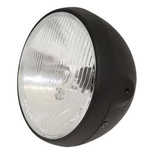 Faro delantero Highsider Smart British Style H4 negro mate