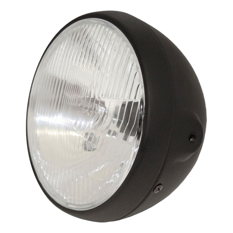 Faro delantero Highsider Smart British Style H4 negro mate