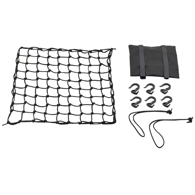 Red flexible para equipaje de moto con ganchos de plástico Daytona 40 x 40 cm negro