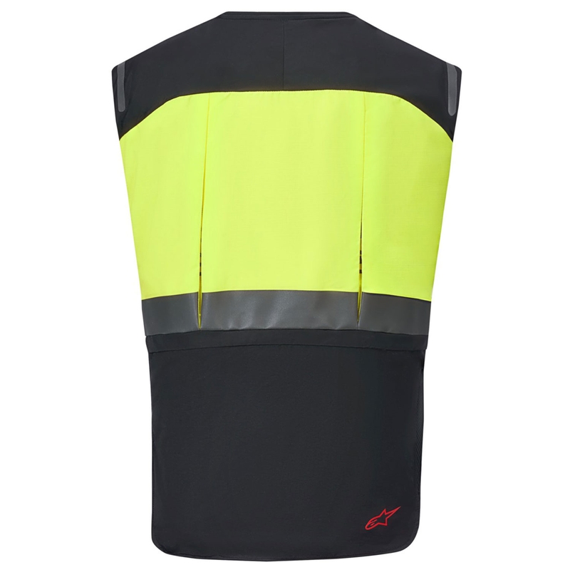 Chaleco airbag con sistema Tech-Air®3 V2 de Alpinestars, amarillo fluorescente y negro