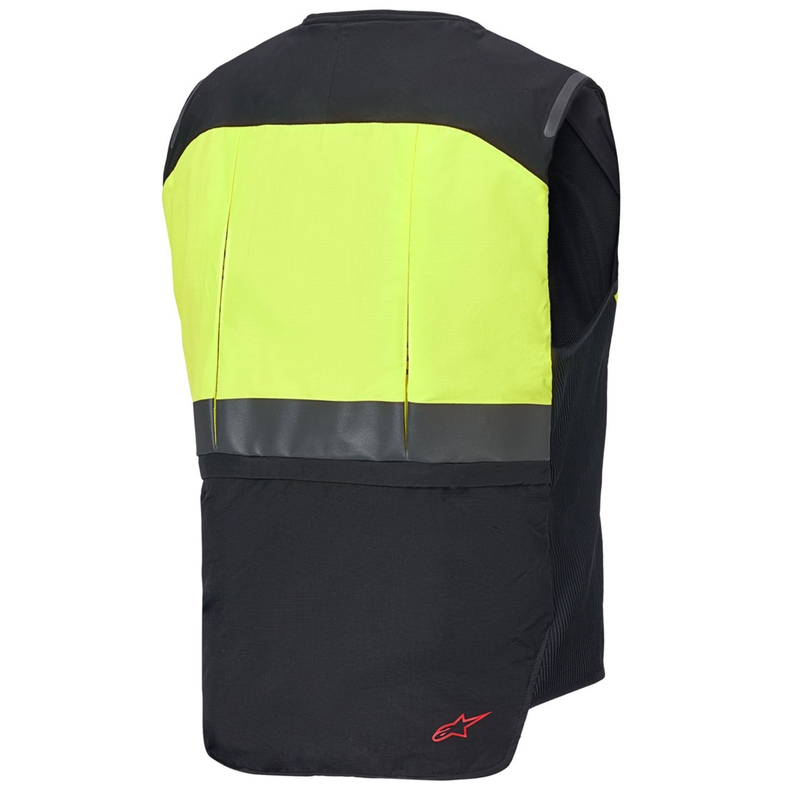 Chaleco airbag con sistema Tech-Air®3 V2 de Alpinestars, amarillo fluorescente y negro