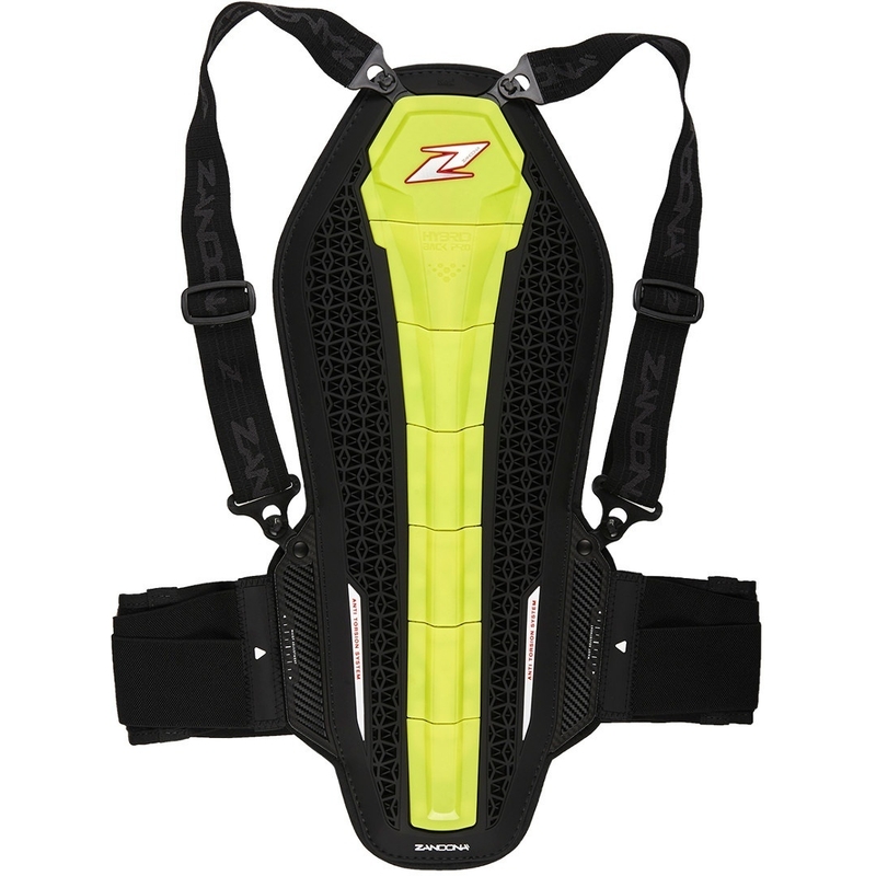 Protector espinal Zandona Hybrid Back Pro X7 amarillo fluo 168-177 cm