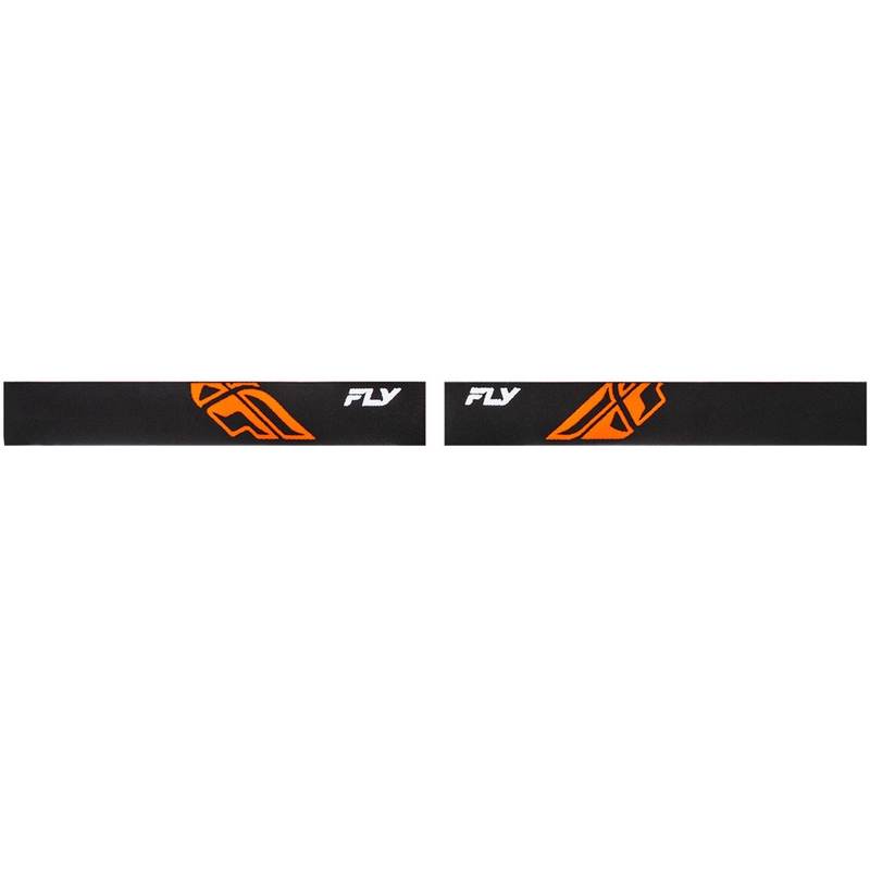 Gafas de motocross para niños FLY Racing Focus negro-naranja II con plexiglás transparente