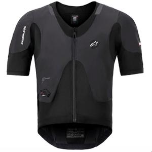 Chaleco airbag negro con sistema Alpinestars TECH-AIR®5 PLASMA