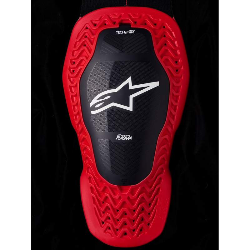 Chaleco airbag negro con sistema Alpinestars TECH-AIR®5 PLASMA