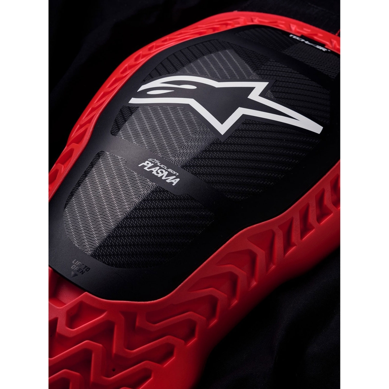 Chaleco airbag negro con sistema Alpinestars TECH-AIR®5 PLASMA