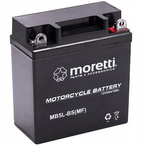 Batería de gel sin mantenimiento Moretti MB5L-BS, 12V 5Ah sin voltímetro